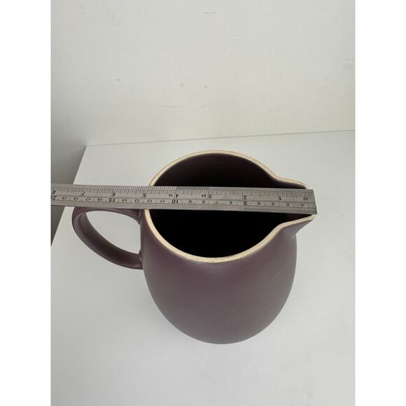 Vera Wang by Wedgwood Naturals Purple Large Portable Solid China Pitcher - Picture 7 of 8